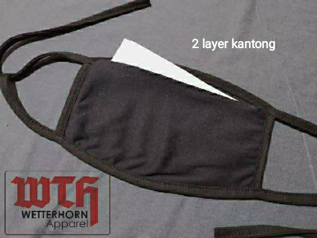 Masker Katun Combed - Scuba Dewasa dan Anak