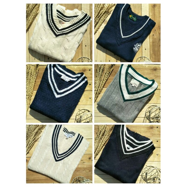 Thrift Academia Sweater/ Sweater Academia