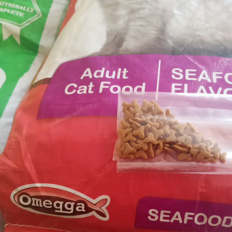 makanan kucing omegga omega tuna or seafood 1kg