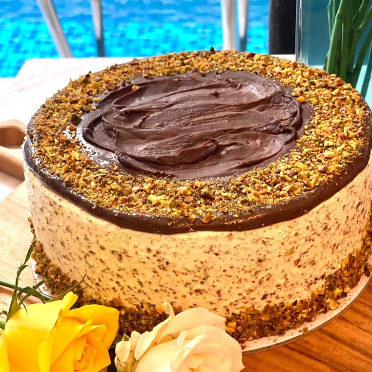 

Chocolate Pistachio Cake