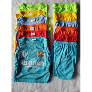 Setelan kaos  bola  anak  singlet setelan singlet kaos  bola  