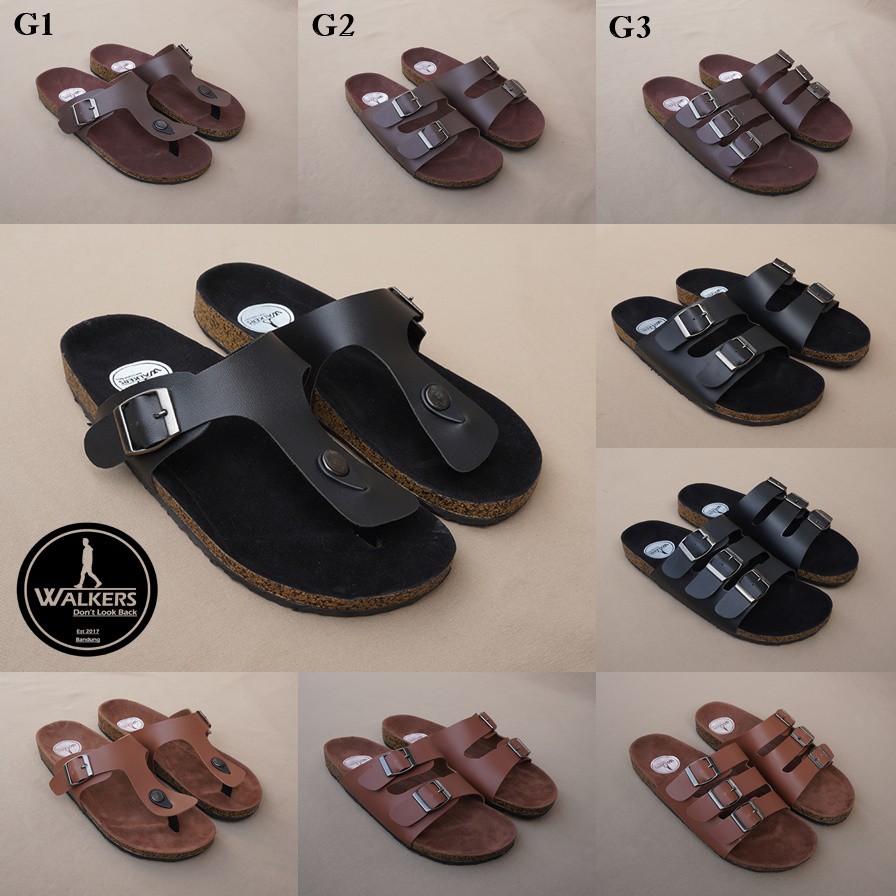 BEST SELLER!!! sandal slop pria sandal walkers gesper webbing berkualitas