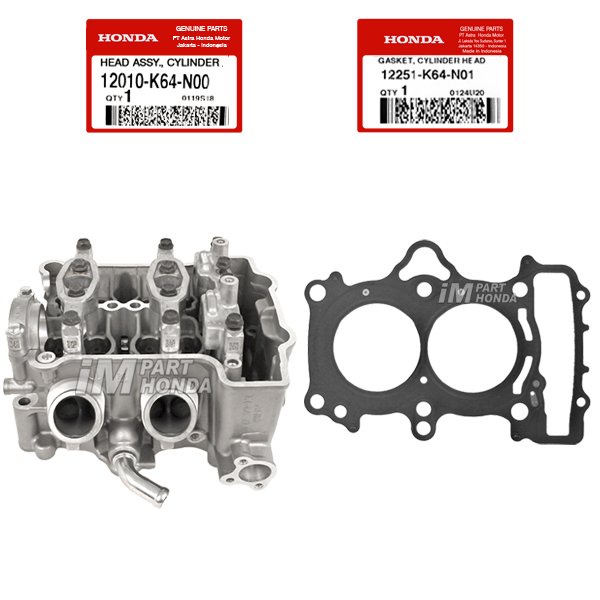 12010-K64-N00 12251-K64-N01 Blok & Paking Cylinder Head CBR 250 RR LED