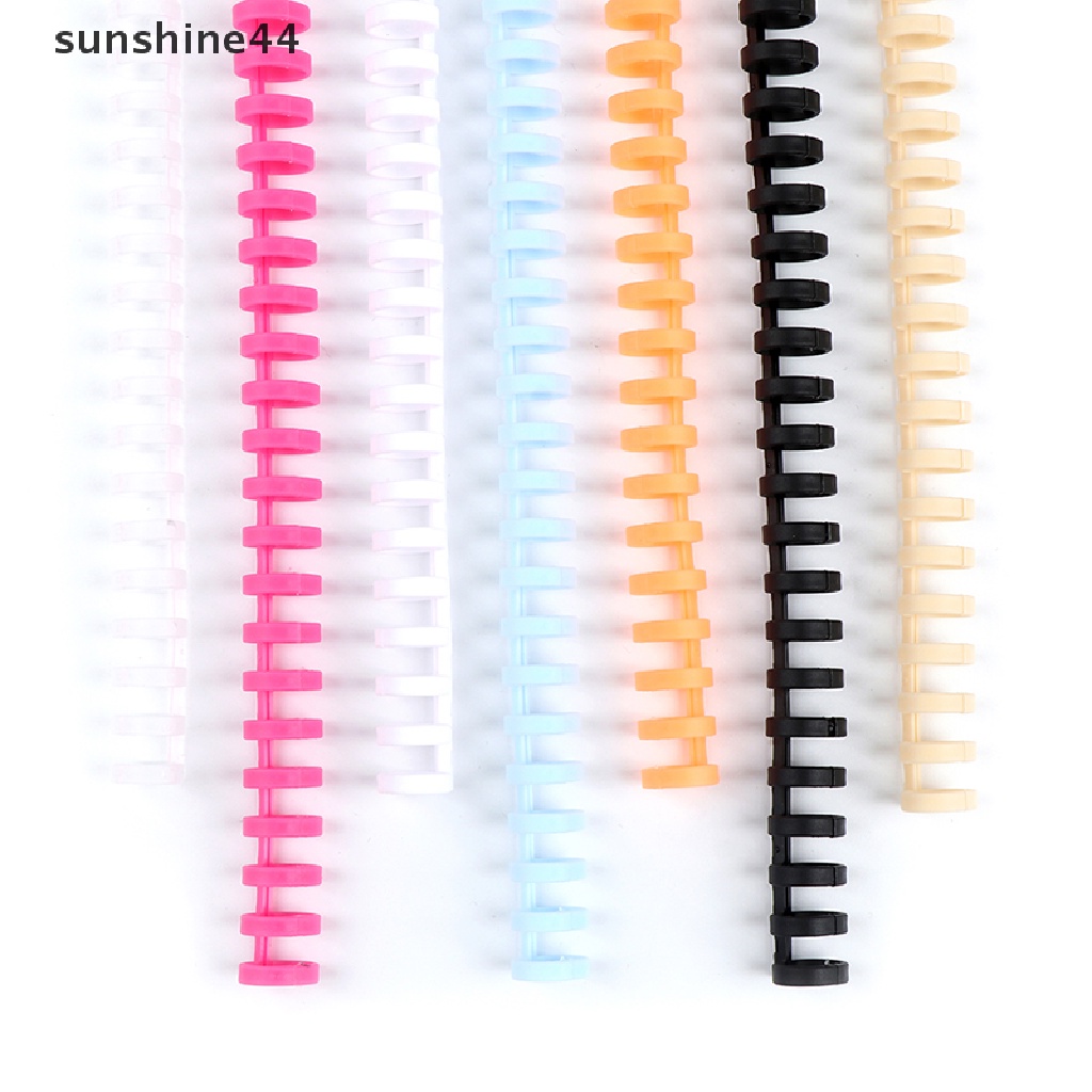 Sunshine Ring Spiral 30 Lubang Bahan Plastik Untuk Kertas A4 A5 A6