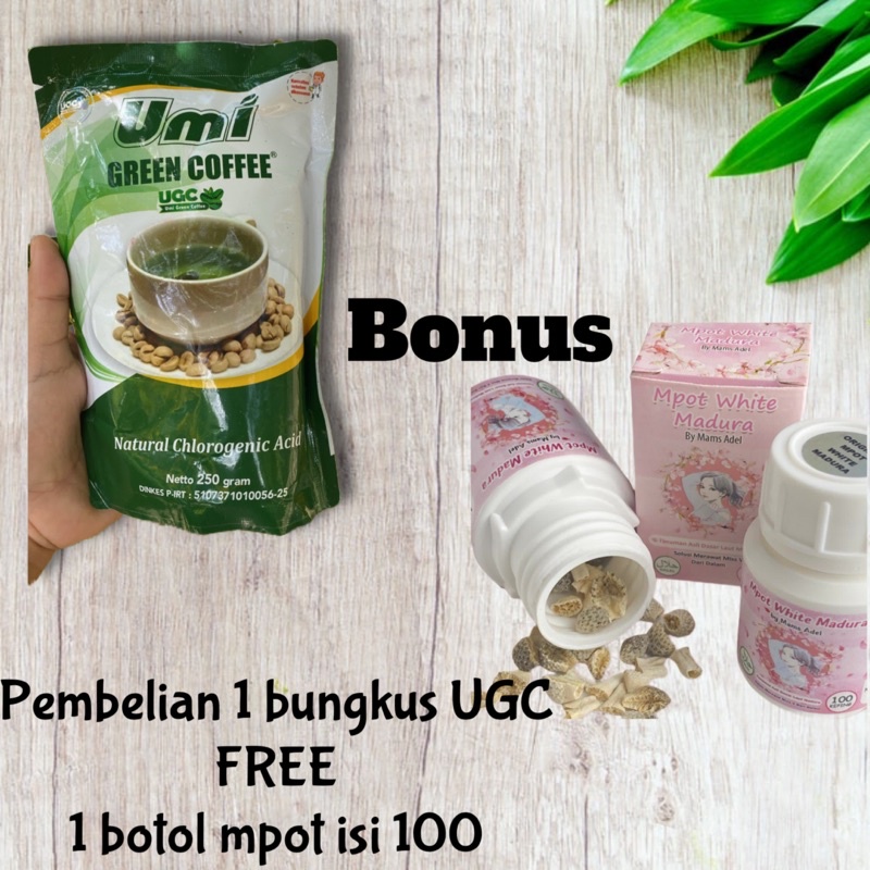 

umi green coffee ( free 1 botol mpot )