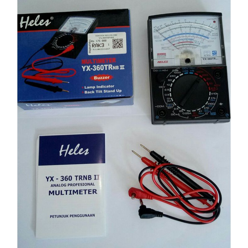 Multi Tester Analog Heles YX-360TRNB II Original