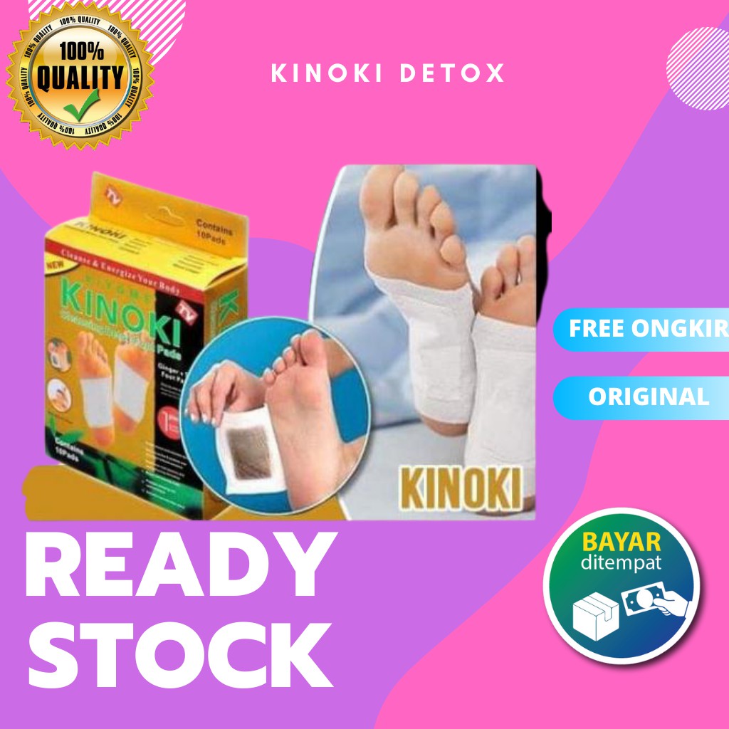 KINOKI GOLD CLEANSING DETOX FOOT PADS - KOYO PENYERAP RACUN