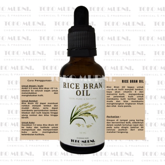 Rice Bran Oil | Minyak Bekatul | Carrier Oil 30ml