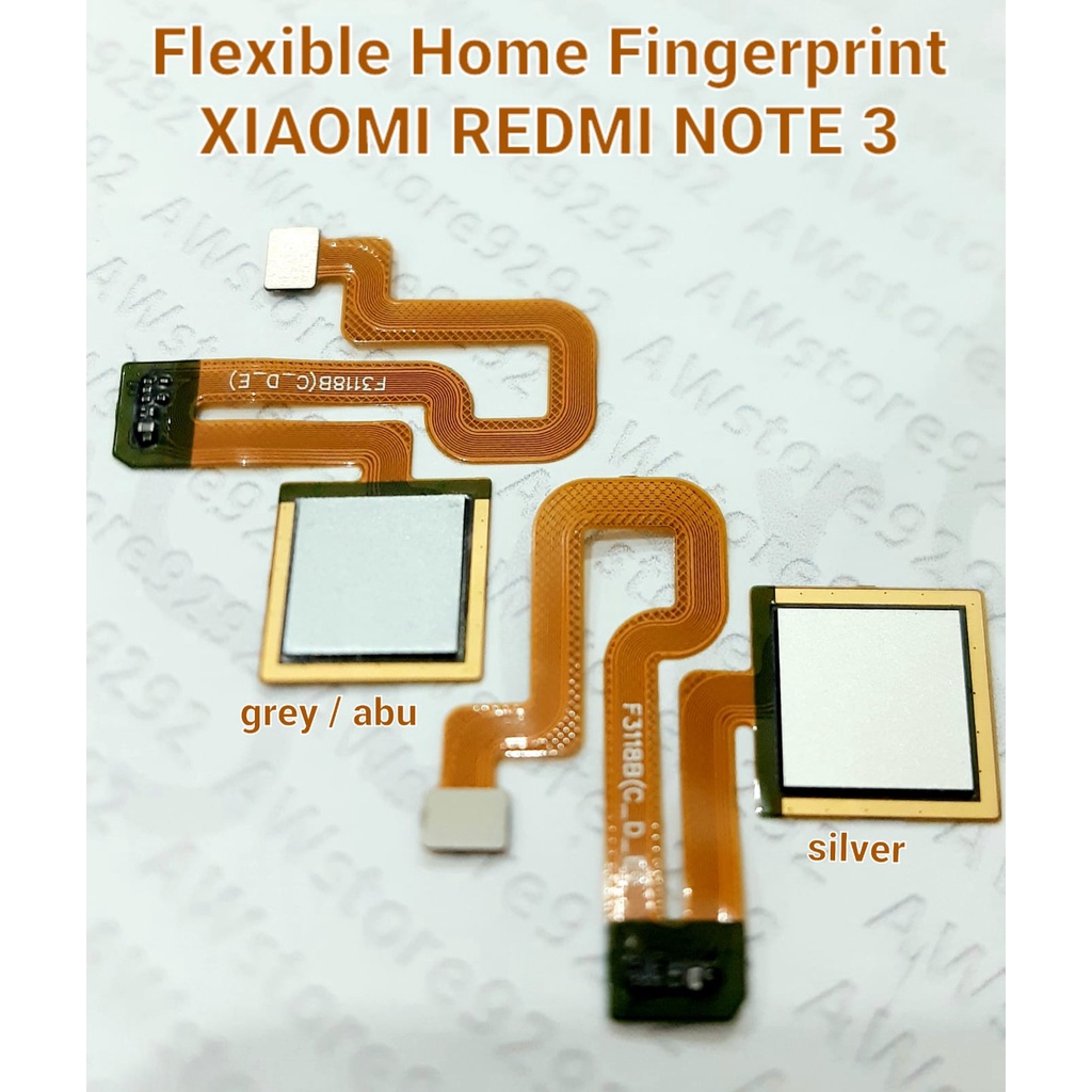 Flexible Home Button Tombol Home Fingerprint XIAOMI REDMI NOTE 3