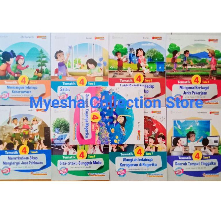 Tematik SD Kelas 4 Tema 1,2,3,4,5,6,7,8,9(Tiga Serangkai) ◦ BON.0