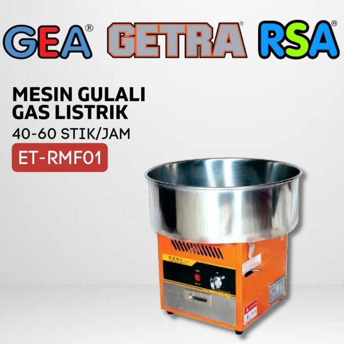 MESIN PEMBUAT GULALI LISTRIK GAS GETRA ET-RMF01 COTTON CANDY MACHINE