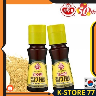 

MAKANAN KOREA/KOREAN FOOD/BUMBU KOREA INSTANT OTTOGI SESAME OIL 55 ML-MINYAK WIJEN ORIGINAL IMPORT