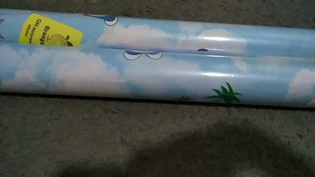 Wallpaper Dinding Karakter Doraemon,hellokitty,tayo,cars,stich / Walpaper Dinding Ukuran 45cm*10m