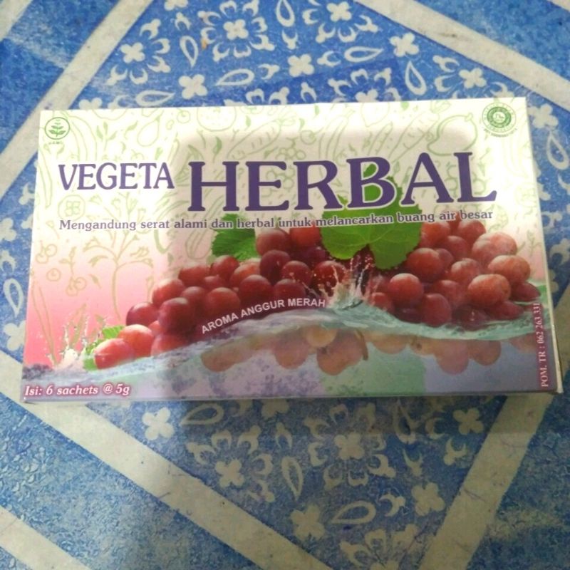 

Vegeta herbal anggur 6 sachet