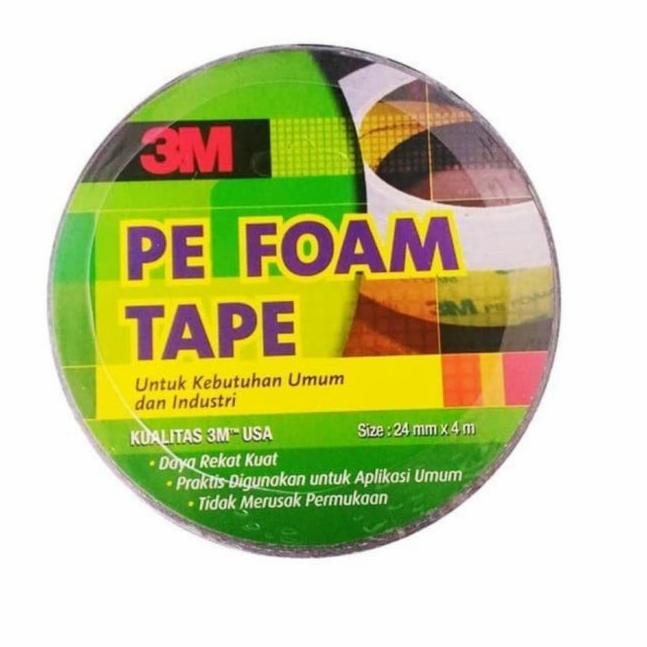 

➼ Pe Foam 3M Double Tape 24mm x 4m ORIGINAL Kualitas 3M USA ORIGINAL ○