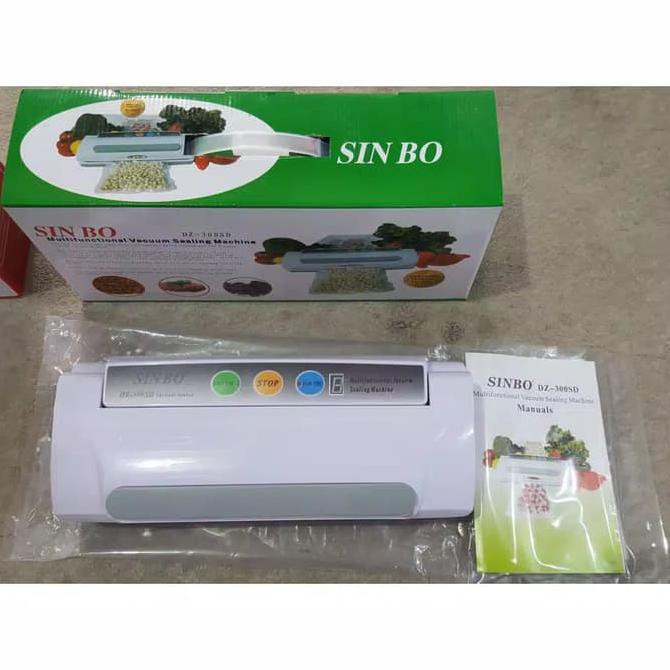Vacuum Sealer Sinbo Dz 300 Pengemas Plastik Vacum Sealer Makanan *