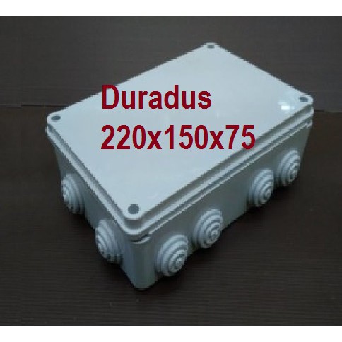 DURADUS JUNCTION BOX TERMINAL KABEL 220x150x75 PUTIH