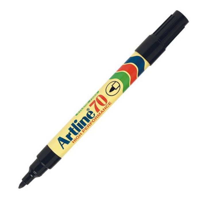 

Artline 70 Permanent Marker Round Tip Spidol Permanen Segala Permukaan Anti Air Ujung Bulat