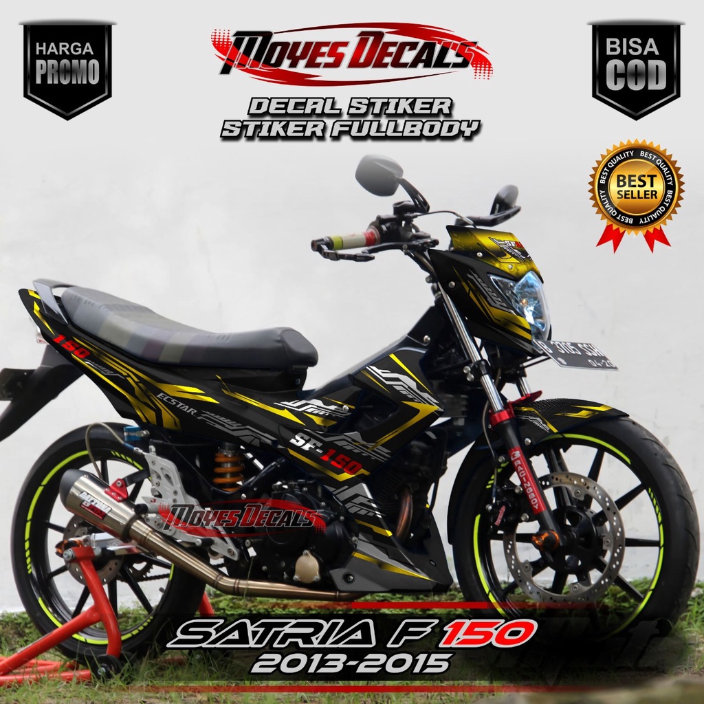 Terbaru Decal stiker satria fu - Decal stiker suzuki satria fu decal satria fu stiker motor satria f
