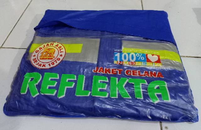 Jas Hujan Jaket Celana Reflekta