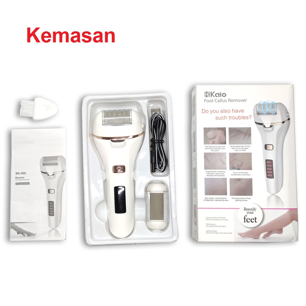 Penghalus Kaki Elektrik Untuk Menghilangkan Kulit Mati Dan Kapalan Callus Remover Pedicure Menicure Grinder Mesin Penghalus Tumit Kaki Roller