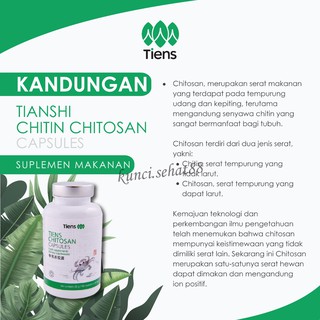 Jual Tiens / Tianshi Chitin Chitosan Pelangsing & Obat Herbal Asam