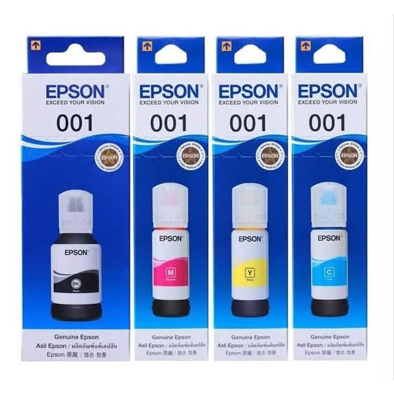 TINTA PRINTER EPSON 001 ORIGINAL - TINTA EPSON ORIGINAL