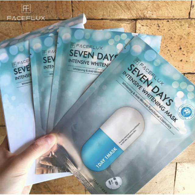 [BPOM] FACEFLUX Seven Days Intensive Whitening Mask