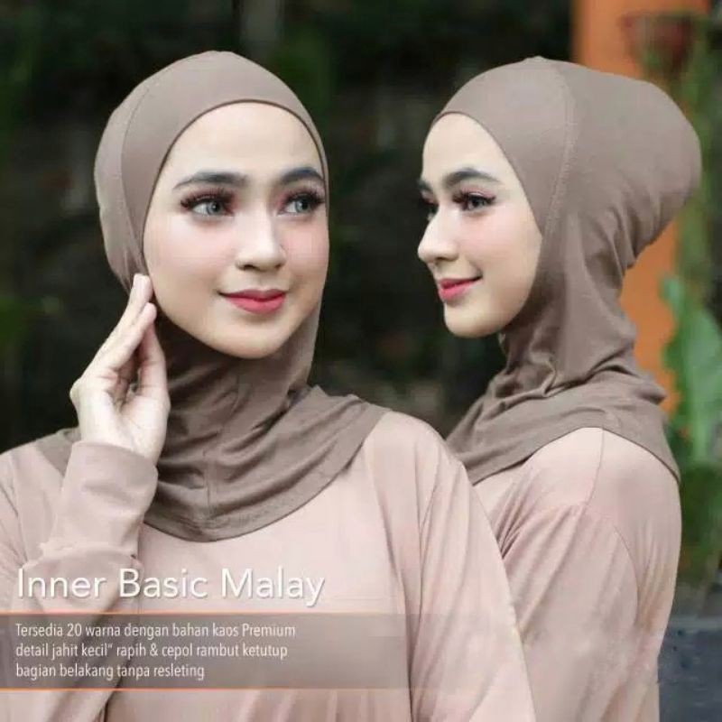 Inner Hijab Antem Ninja Yuro Tanpa Resleting Bahan Kaos Rayon Premium Bisa Untuk Hijab Renang