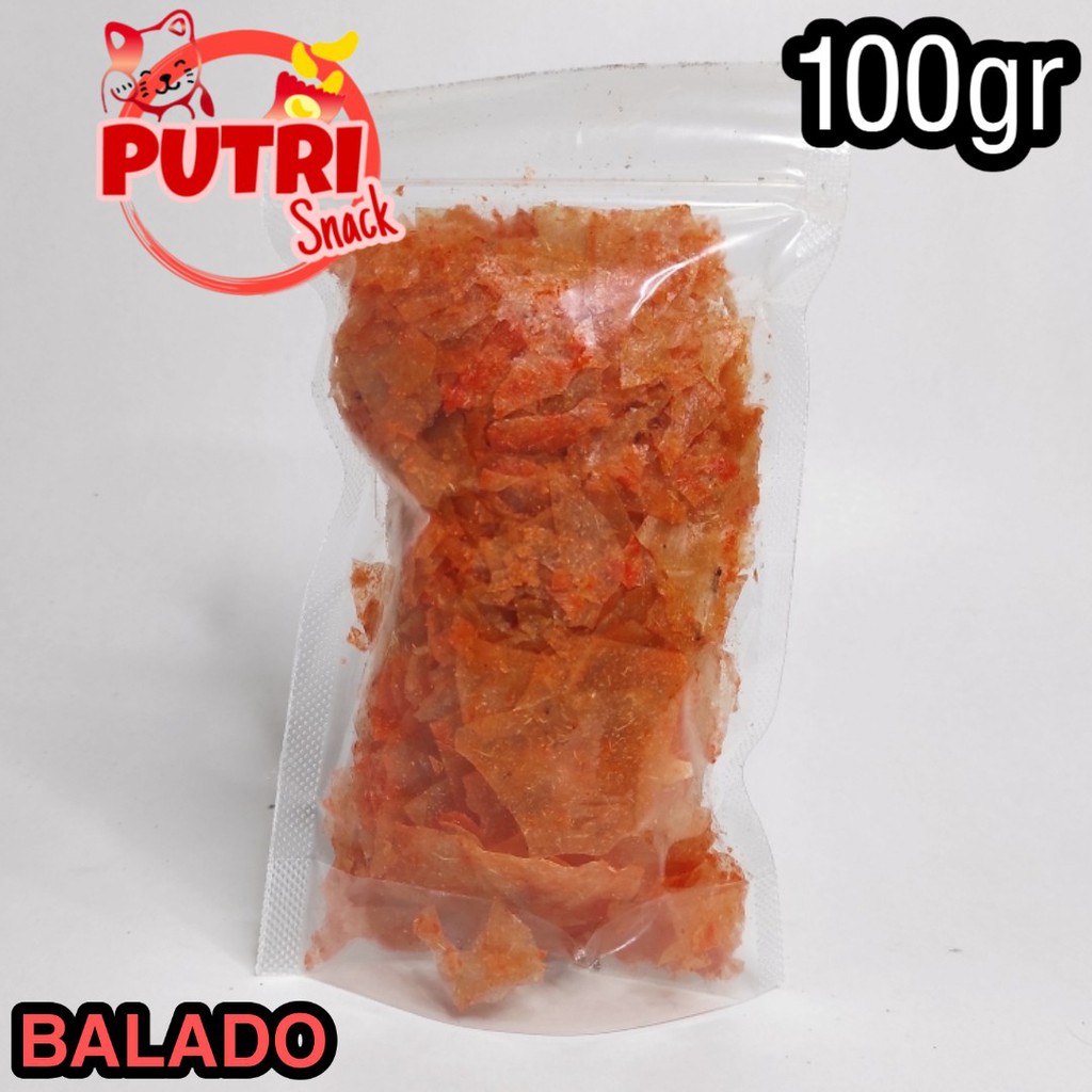 Keripik Kaca / Beling / Beledag 100gr Kemasan Standing Pouch