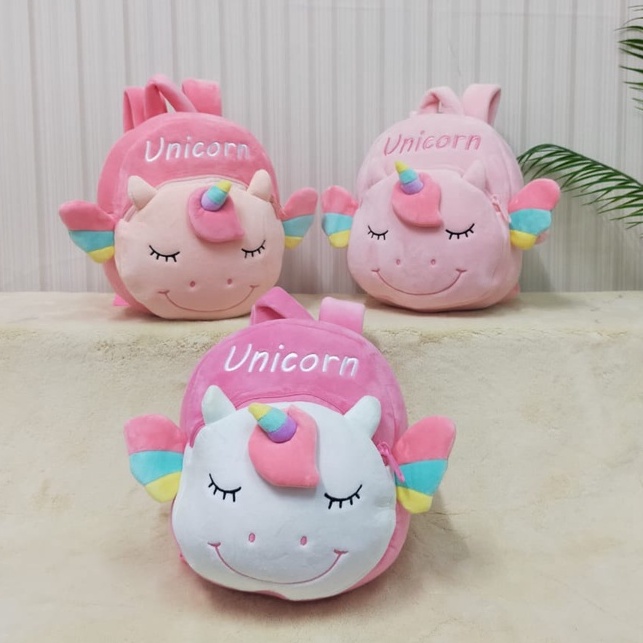 Tas Ransel Anak Cewek Unicorn 2Rest M/Tas Anak Paud Backpack/Tas Sekolah Karakter