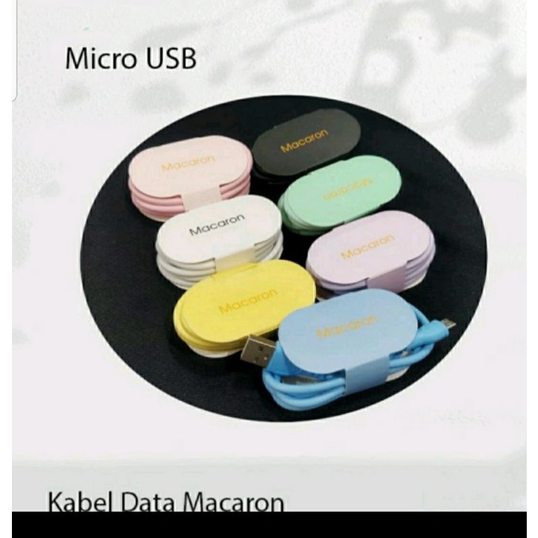 KABEL DATA MACARON MICRO/KABEL DATA IPHON/KABEL DATA TYPE C FASCHARGING