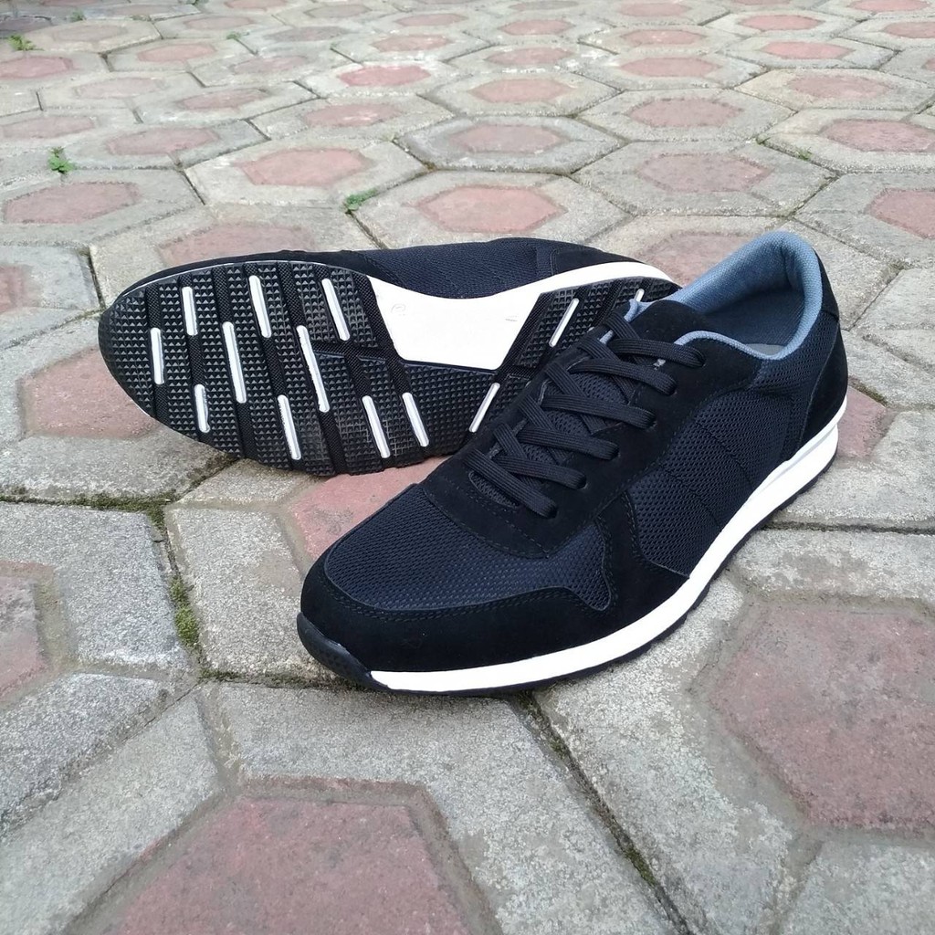 SWIFT BLACK |FORIND x Volve| Sepatu Sneakers Kets Running Sport Pria/Cowok/Men Sneakers Ori Footwear