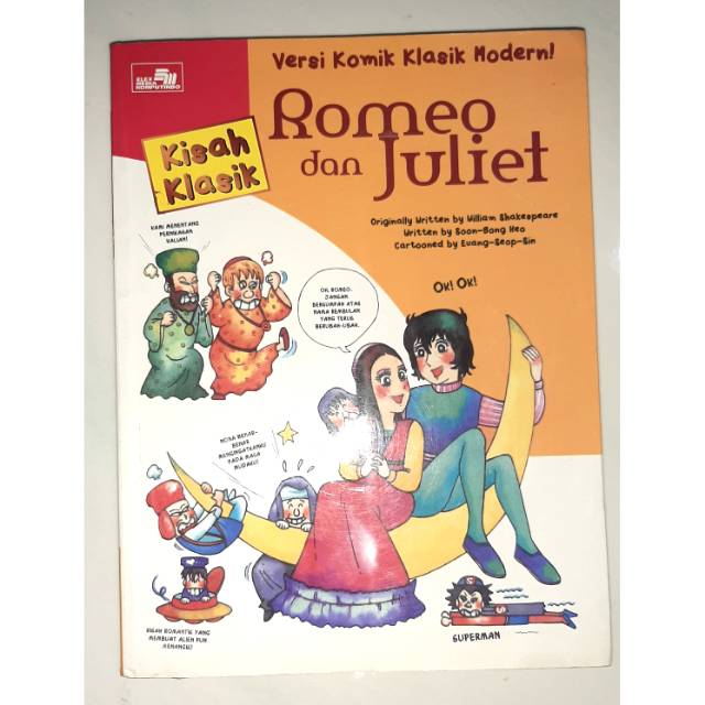 Jual Buku cerita anak. Komik klasik modern. Romeo dan juliet | Shopee