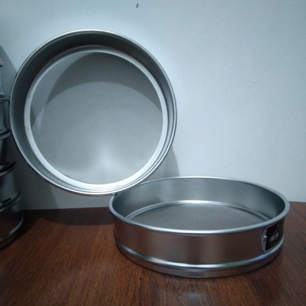 Stock Baru  Test Sieve 80 mesh. Ayakan 80 mesh 02mm Standard Lab.SS Chrome LAB shopee
