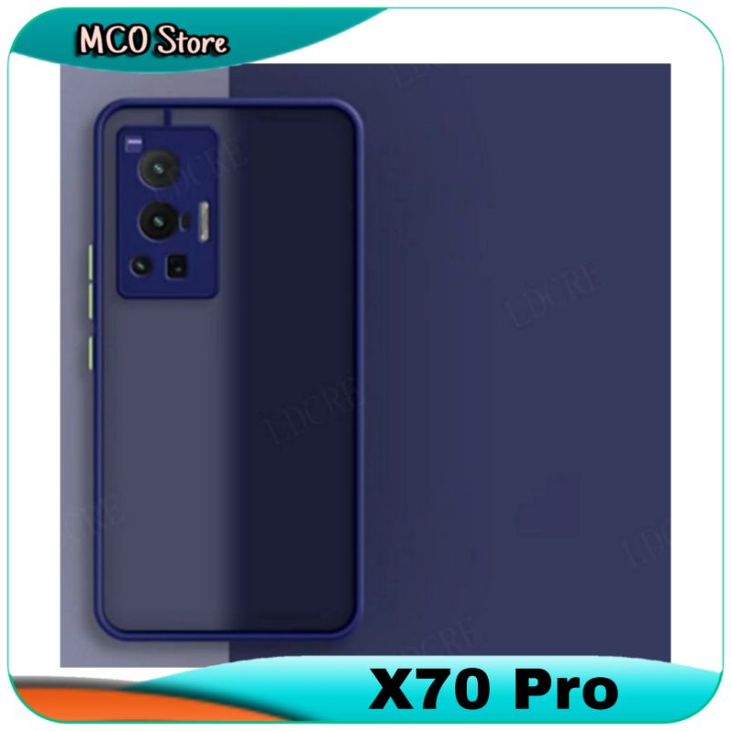 Casing Vivo X70 Pro Translucent Matte Hard Cover