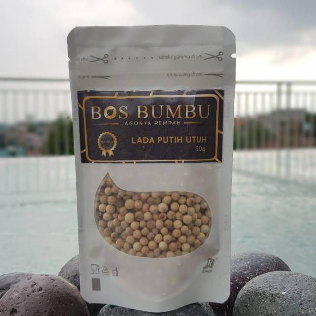

KHAS Bos Bumbu Premium Quality Lada putih utuh 50 gram
