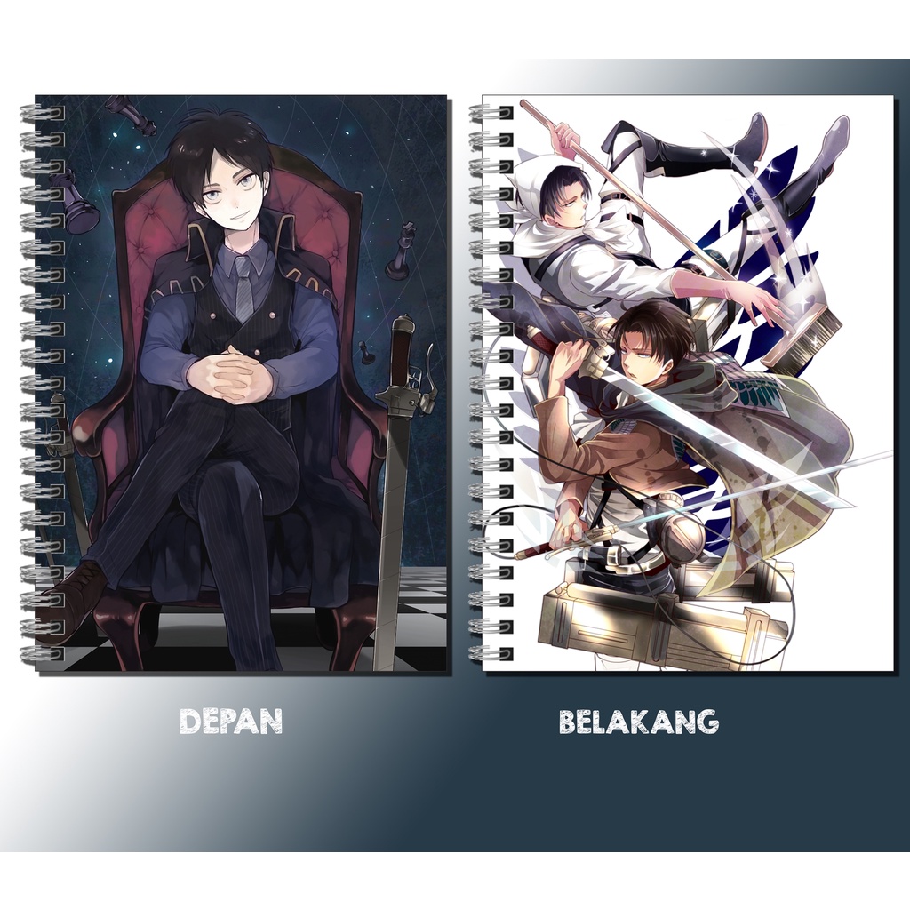 

Notebook/buku catatan anime attack on tittan