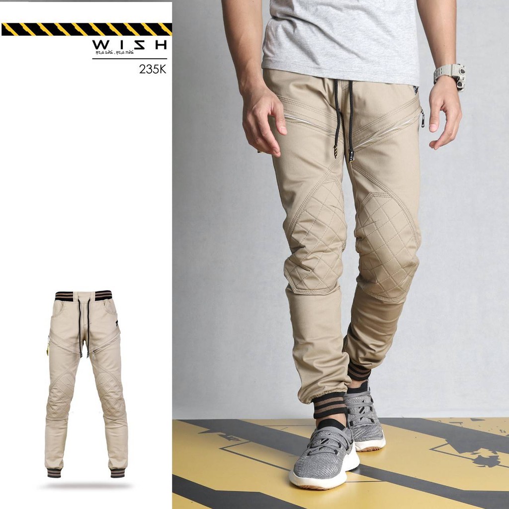 WISH JOGGER BIKER TROUSERS