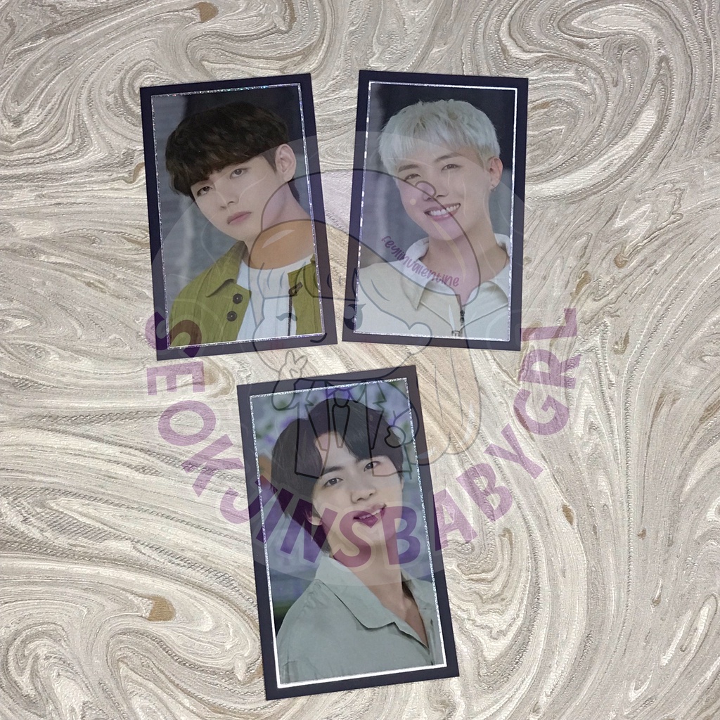 Photocard Message Frame PTD Seoul Permission To Dance BTS Taehyung Hobi Jin Jhope V Seokjin Official