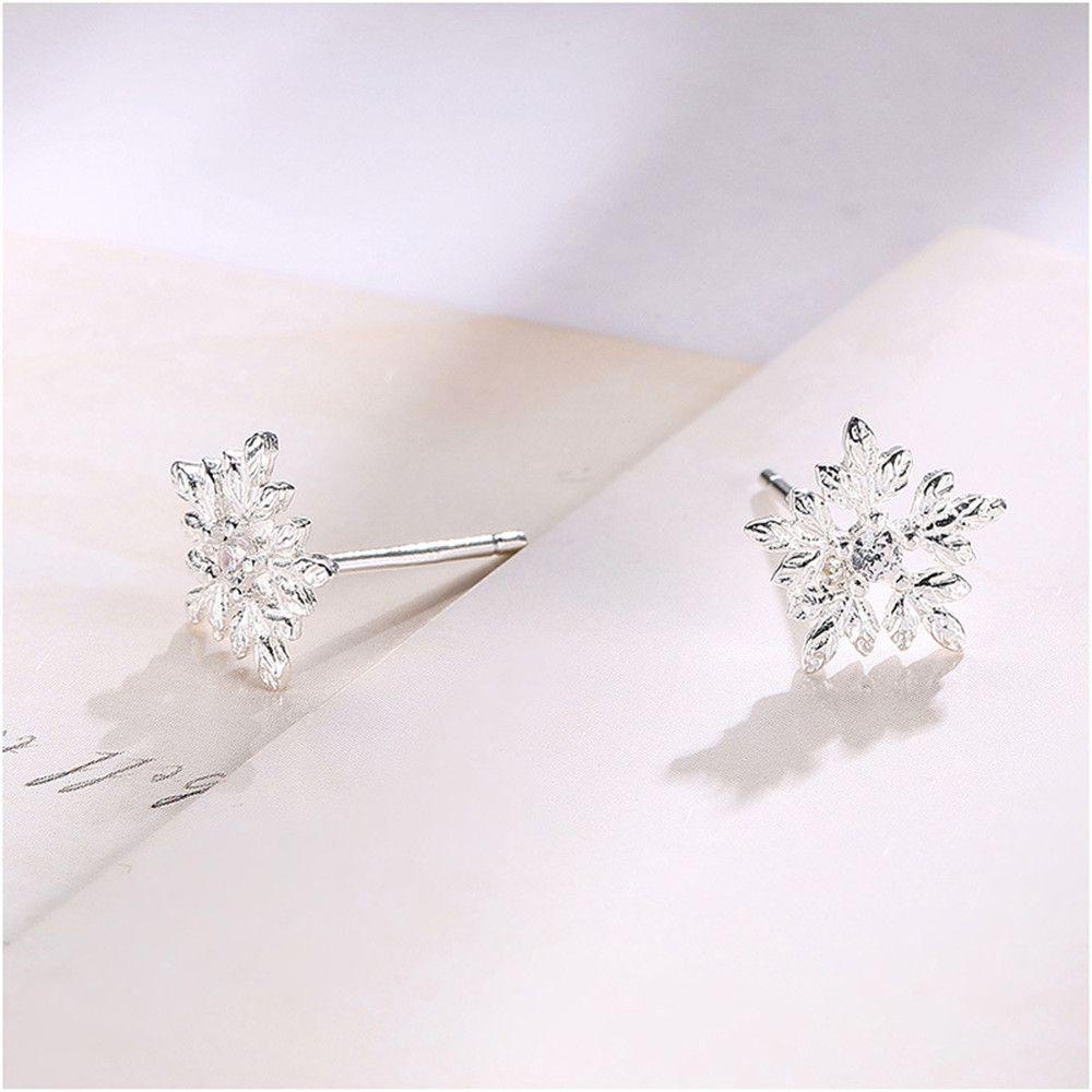 Preva Wanita Anting Tusuk Wanita Perhiasan Pesta Pernikahan Simple925 Sterling Silver