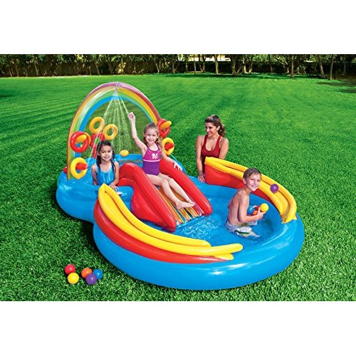 Intex Rainbow Ring Play Centre 57453 / Kolam Renang Merk Intex