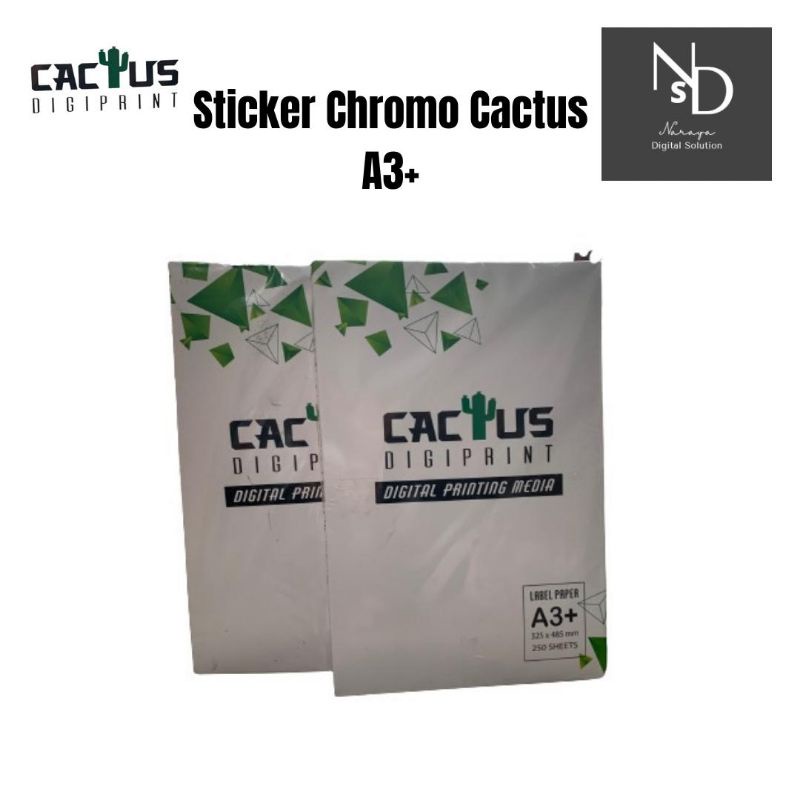 

Sticker Cactus kromo Bontak chromo A3+ Cast coated - Pack