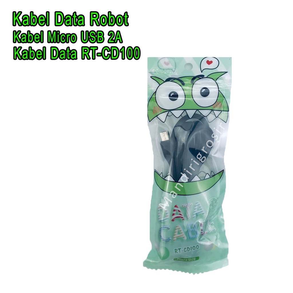 Kabel Micro USB 2A *Kabel Data Robot * Kabel Data RT-CD100*