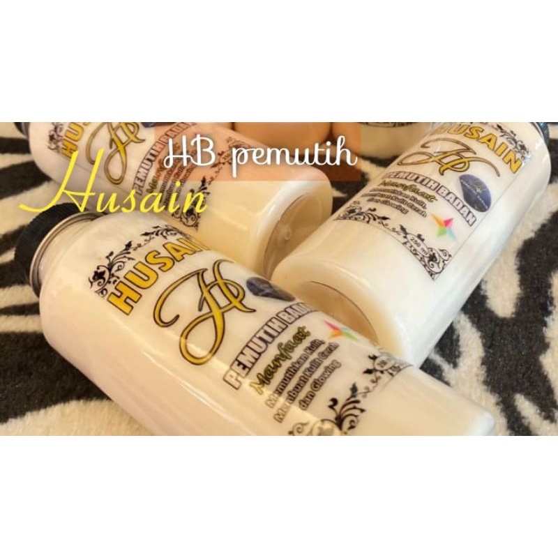 HB HUSAIN pemutih badan paling ampuh mencerah kan kulit tubuh secara alami