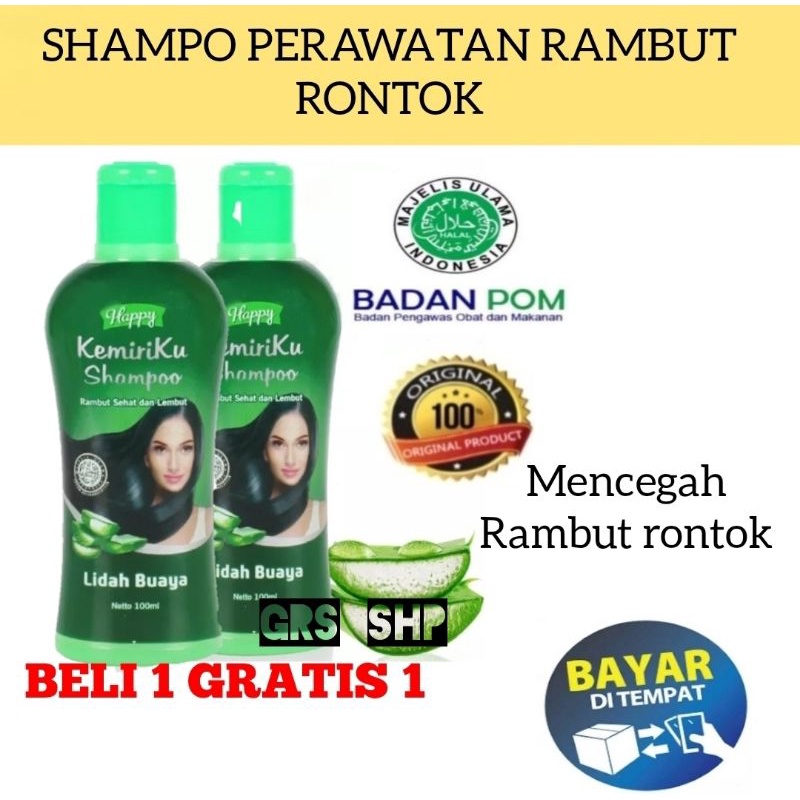 Shampo happy lidah buaya  @100ml ORIGINAL / Shampo Rambut Rontok