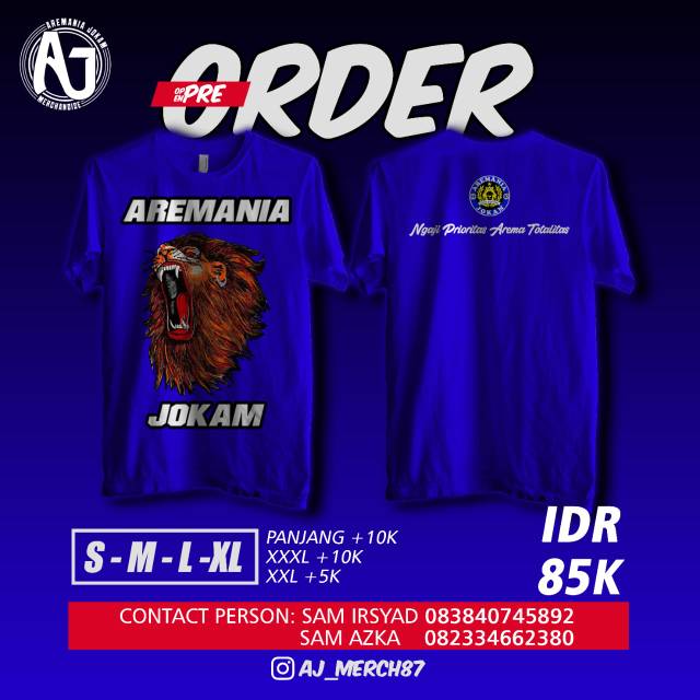 Kaos Aremania Jokam