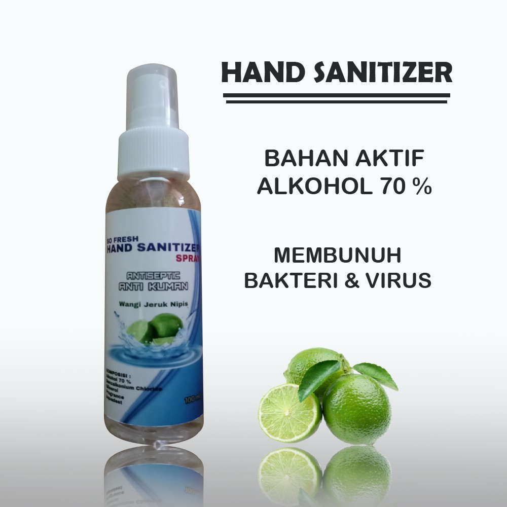 HAND SANITIZER SPRAY 100 ML