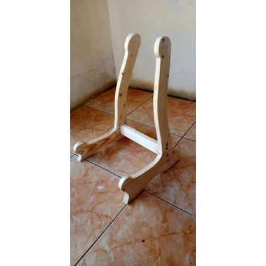 Stand gitar AKUSTIK / ELEKTRIK kayu
