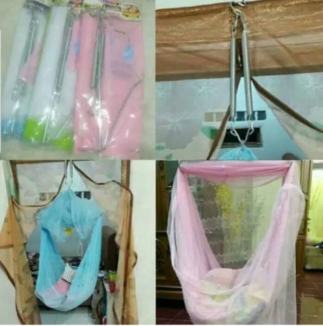 Ayunan Bayi Joeyi 2 Per + Kelambu / Baby Bouncer Joeyi - Ayunan Anak / Balita/ 2 Per &quot;Joeyi&quot;